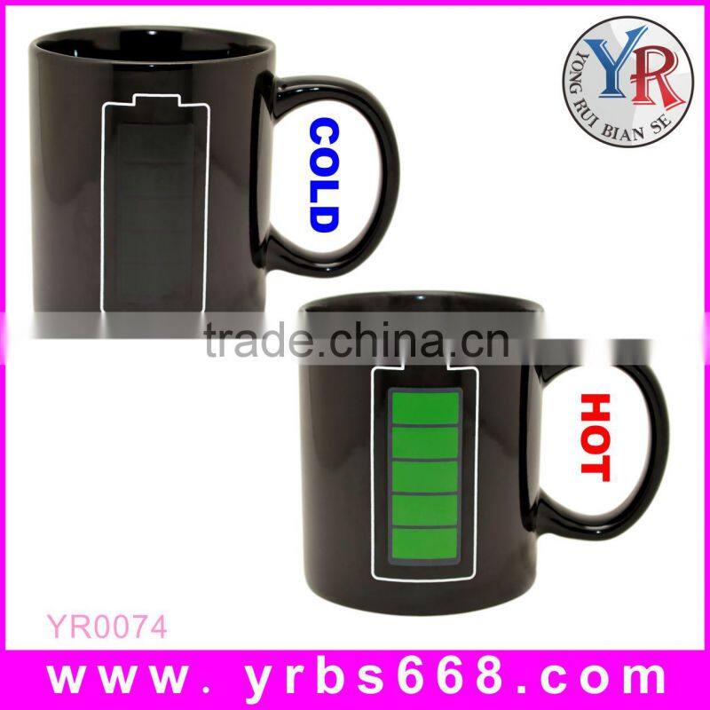 Factory christmas novelty gifts, color changing mug, write-on series also available