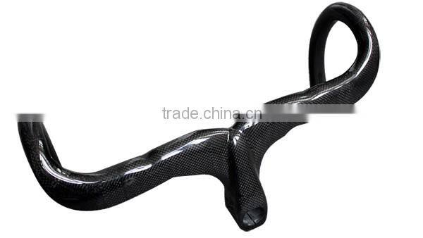 Hot sale Chinese supplier Toray integrated carbon road bike handlebar