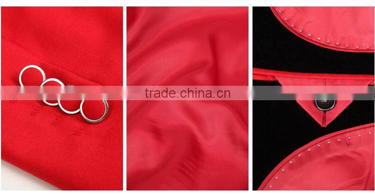 2016 men coat pant designs wedding suit red formal dress suit wedding