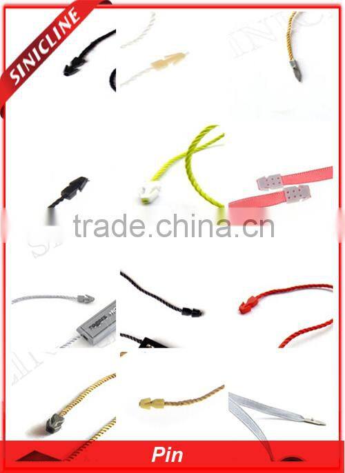 Sinicline aluminum seal tag with plastic logo for pants