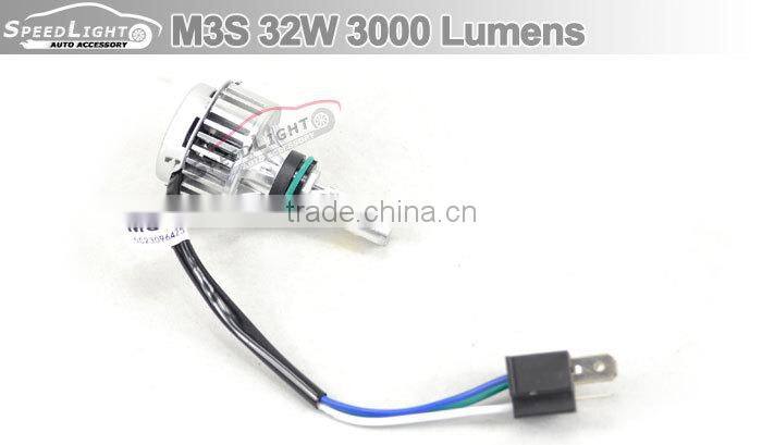 America Hot Selling Factory Price SpeedLight M3S LED Motorcycle HeadLight 32W 3000 Lumens