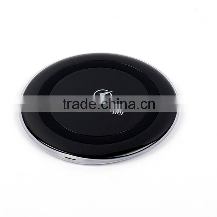 China manufacture Wireless charger for Samsung Galaxy S6 ,universal Qi wireless charger
