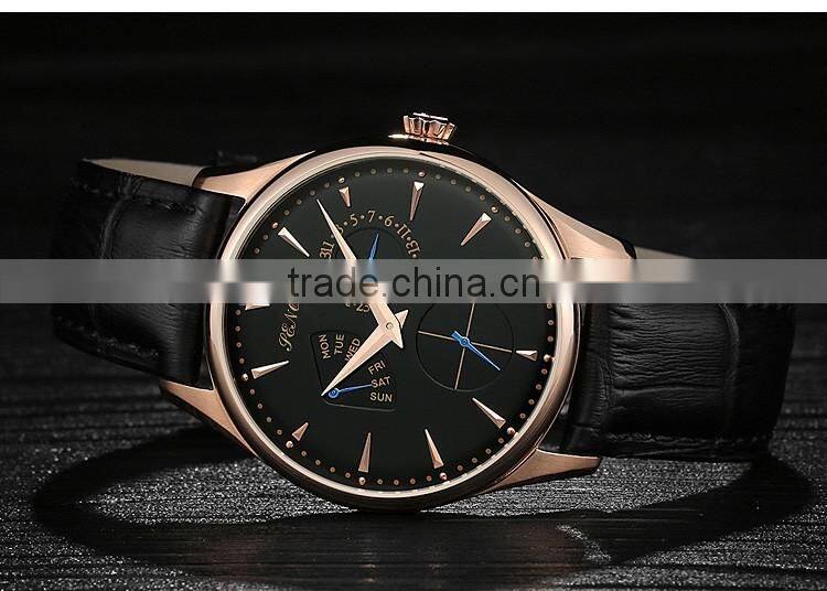 2016 High Quality Fashion Style Waterproof Stainless Steel Wrist Watches Men