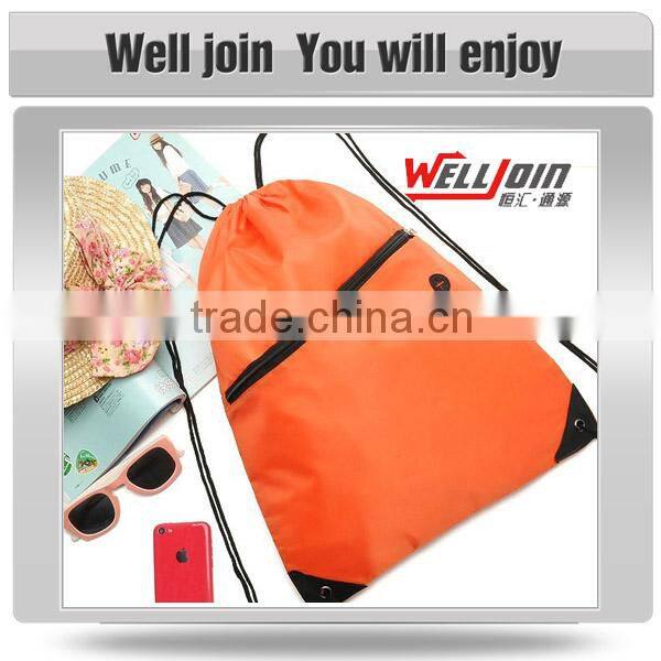 Proper price custom printed drawstring bags
