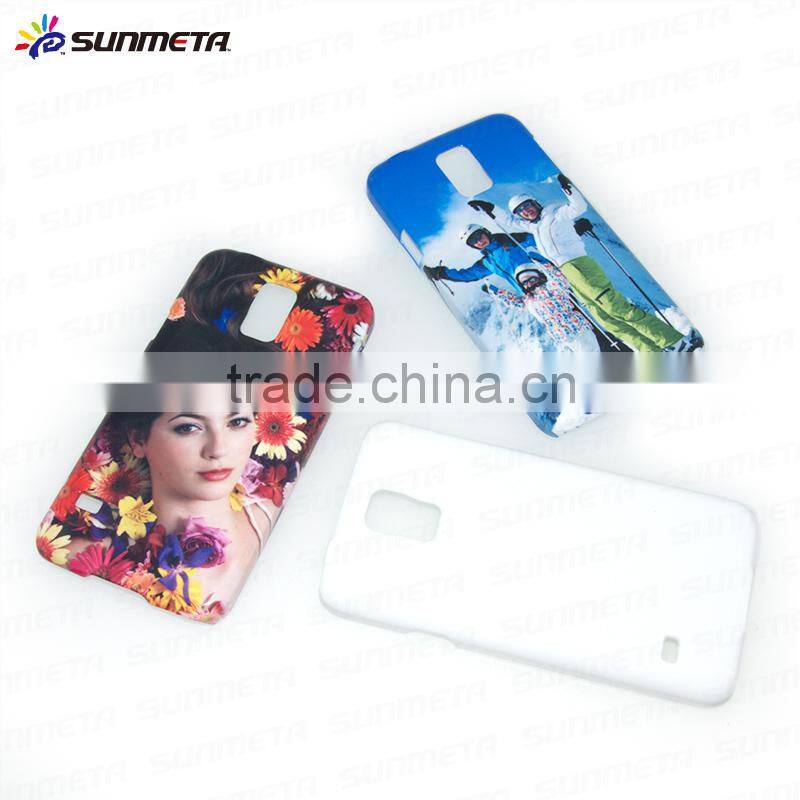 3D blank Sublimation phone case /Sublimation Blank Phone Case for S5