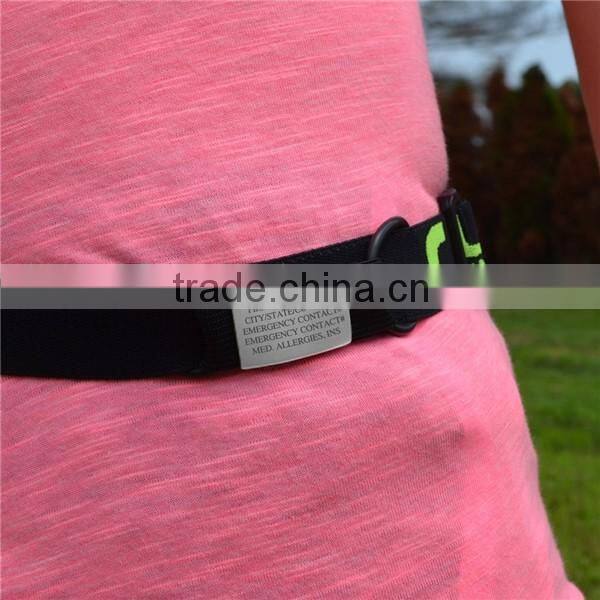 cute pet id tag silicone metal engrave stainless steel pet id