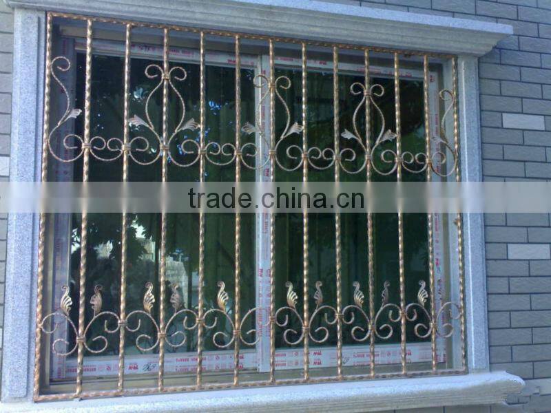 2012 Top-selling modern steel window grill design