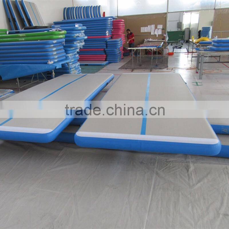 grey colour inflatable gym mats