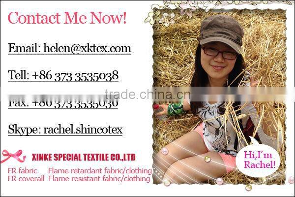 Anti-static fire prevention Cotton modacrylic fabric for fire protection workwear