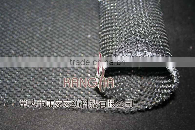 Textile fabric for motorcycle seat