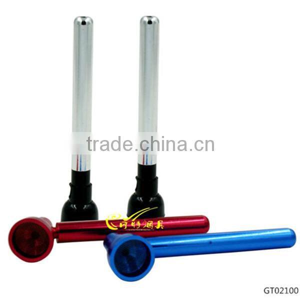 GT020100 Newest design useful al metal smoking pipe