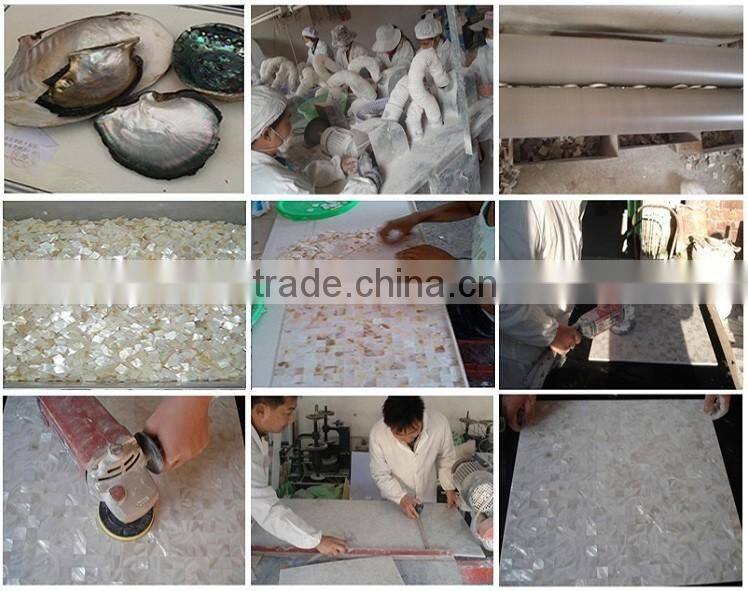 beauty natural black mother of pearl seashell mosaic table top