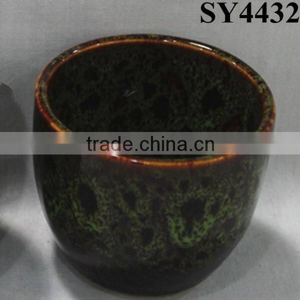 Indoor decorative italian mini porcelain flower pot