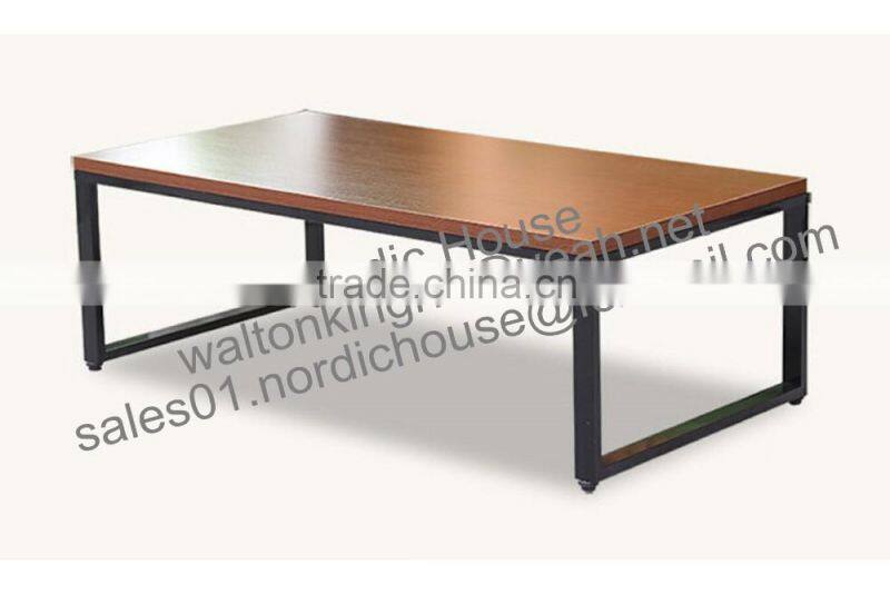 New design lacquer MDF and steel stand high quality coffee tables for home furniture