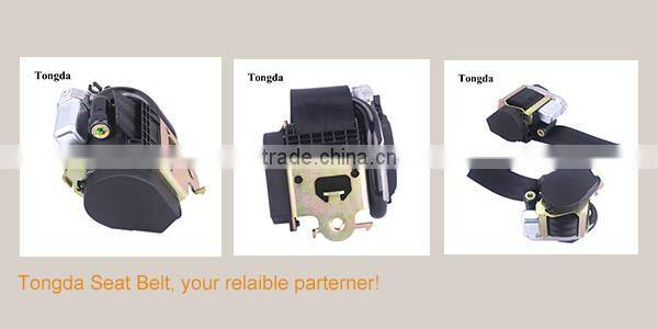 3 point retractable safety belts / PRETENSIONER SEAT BELT for car use