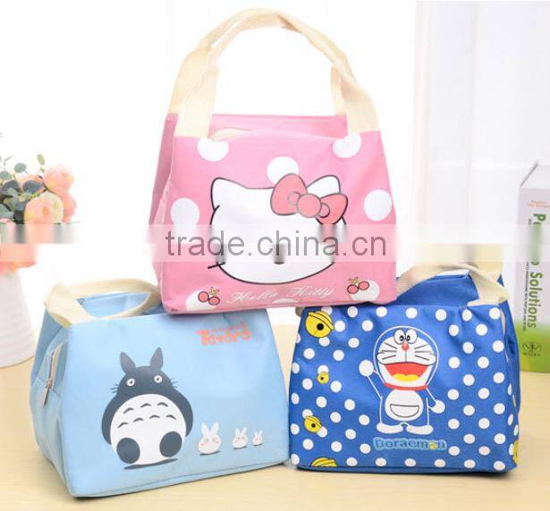 2016 lovely Japanese girl insulated lunch cooler bag