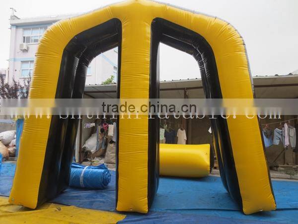 2015 inflatable bunker walls game/ inflatable air bunker paintball arena