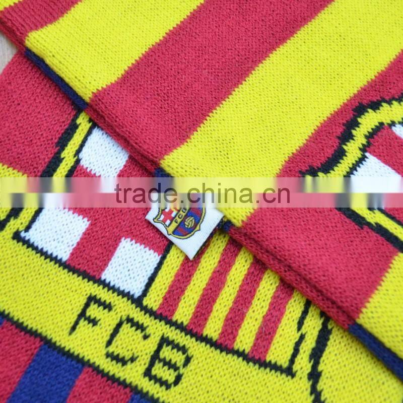 Customize football club design football fan scarf soccer sports,sports scarf football team scarf