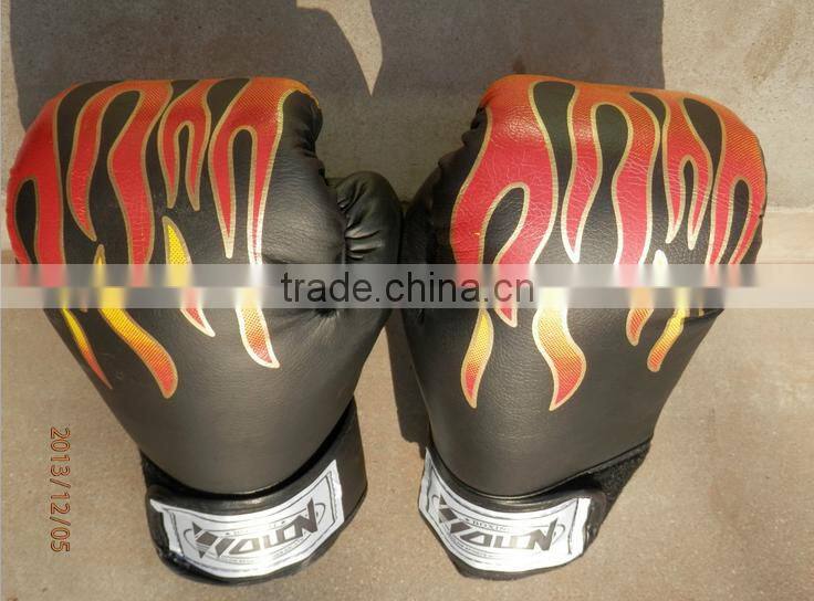 leather /pu boxing gloves for customer logo