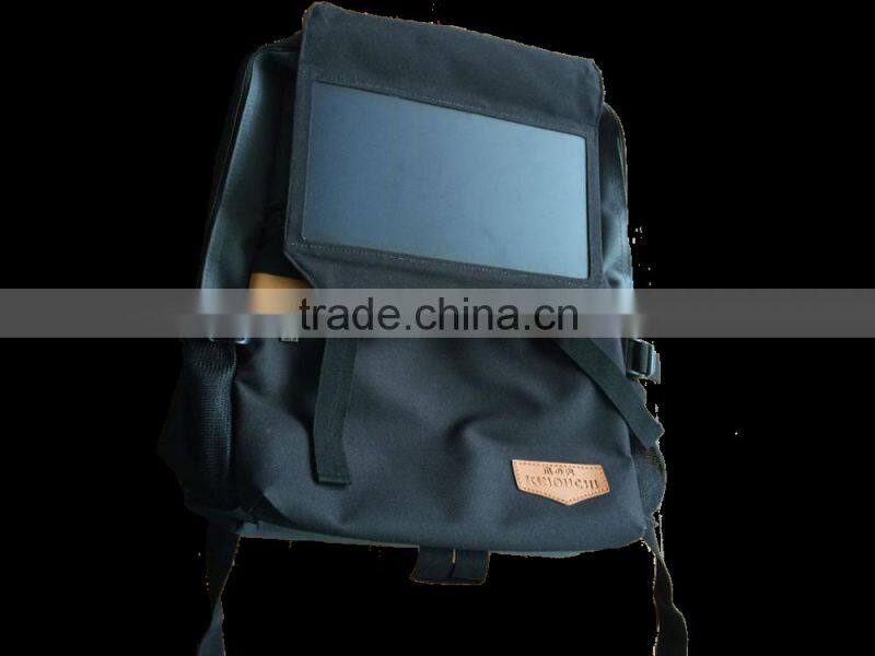 travel hiking solar backpack phone charger