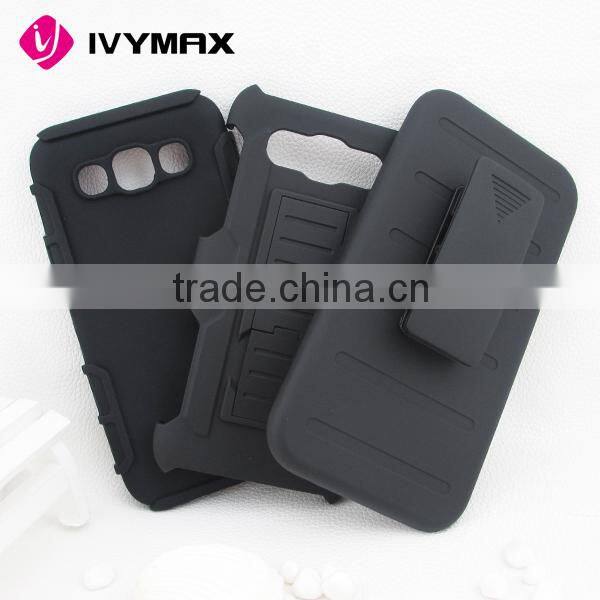 Multi usages mobile phone flip case holster case for Samsung Galaxy E5