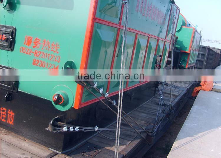 Coal fired hot oil boiler for textile industry