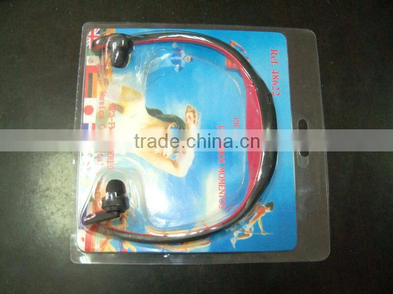 Hot sale Spain earphone mp3 player with fm , tf music sport mp3