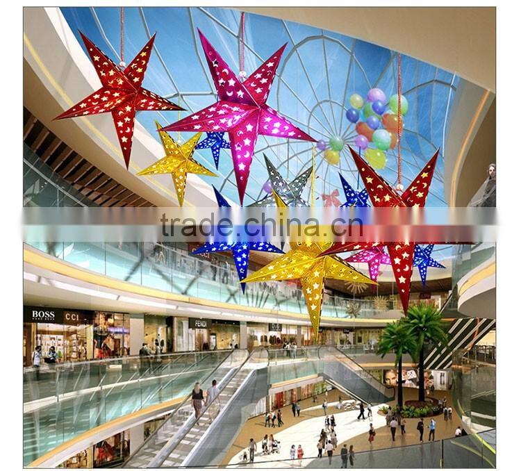 Star shape paper angle ornament for Christmas decoration