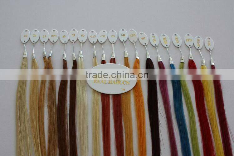New Arrival mixed Color Indian remy hand tied hair weft
