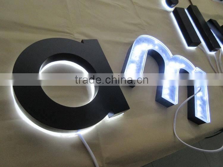 Customized outdoor indoor alphabet letter 3d signs