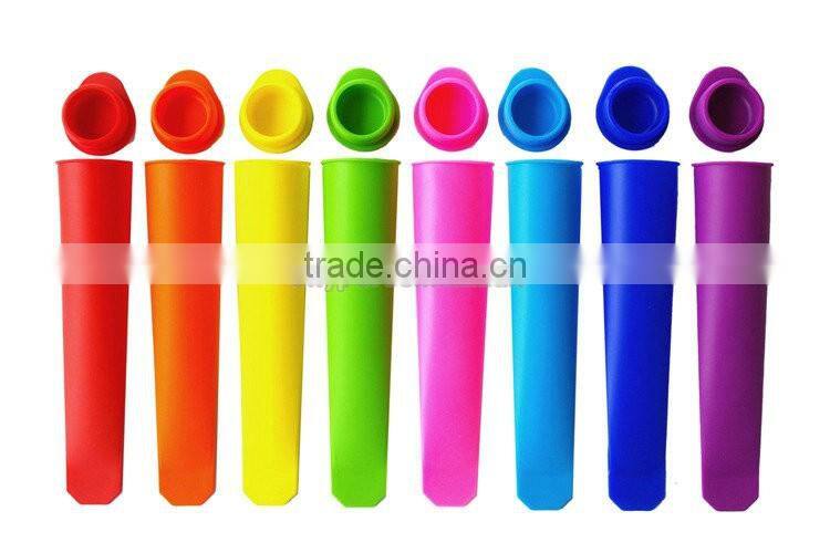 Silicone Ice Pop Maker Molds and Freeze Pop maker with lids