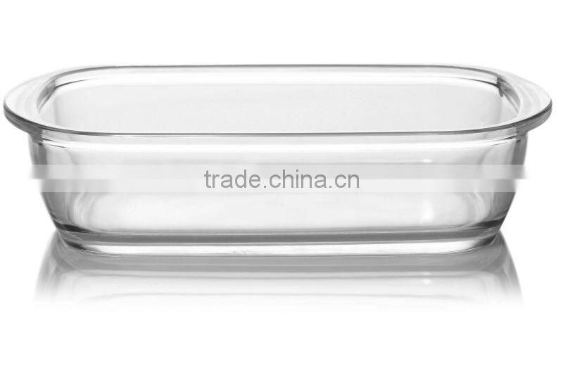 glass baking dish with handles on the side