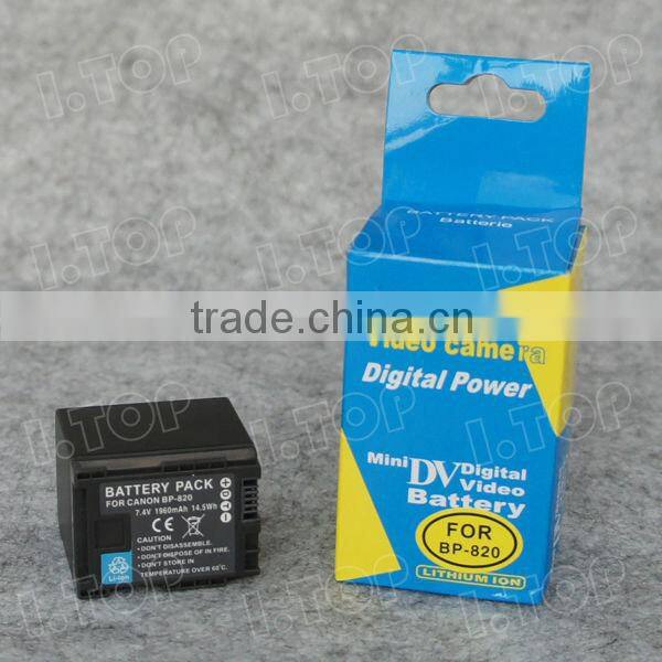 1960mAh BP-820 Battery For Canon VIXIA HF-G30/XA20/XA25 Li-ion Battery