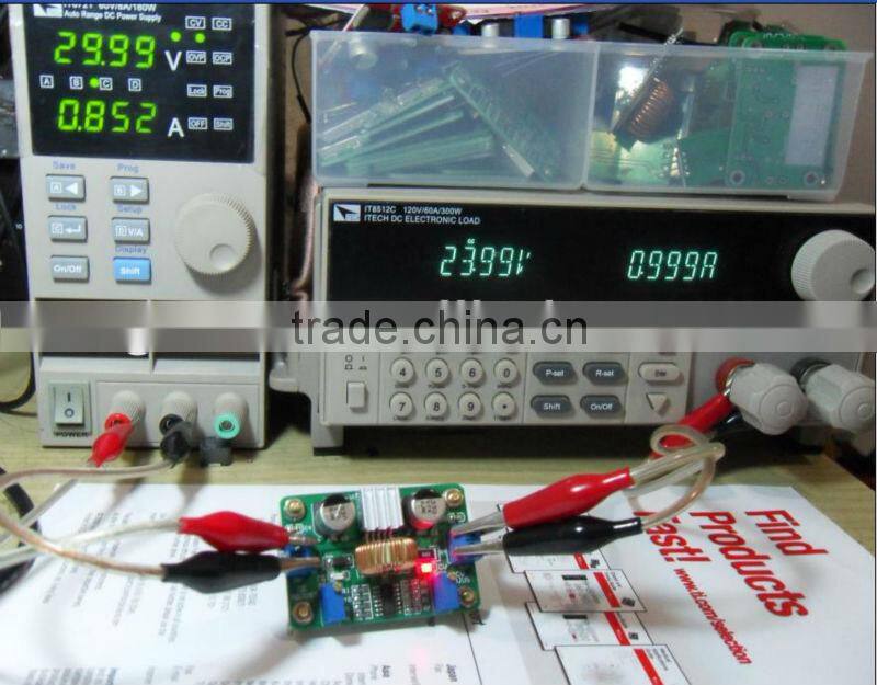 DC to DC adjustable constant voltage constant current step down power supply output DC1.25 - 26V