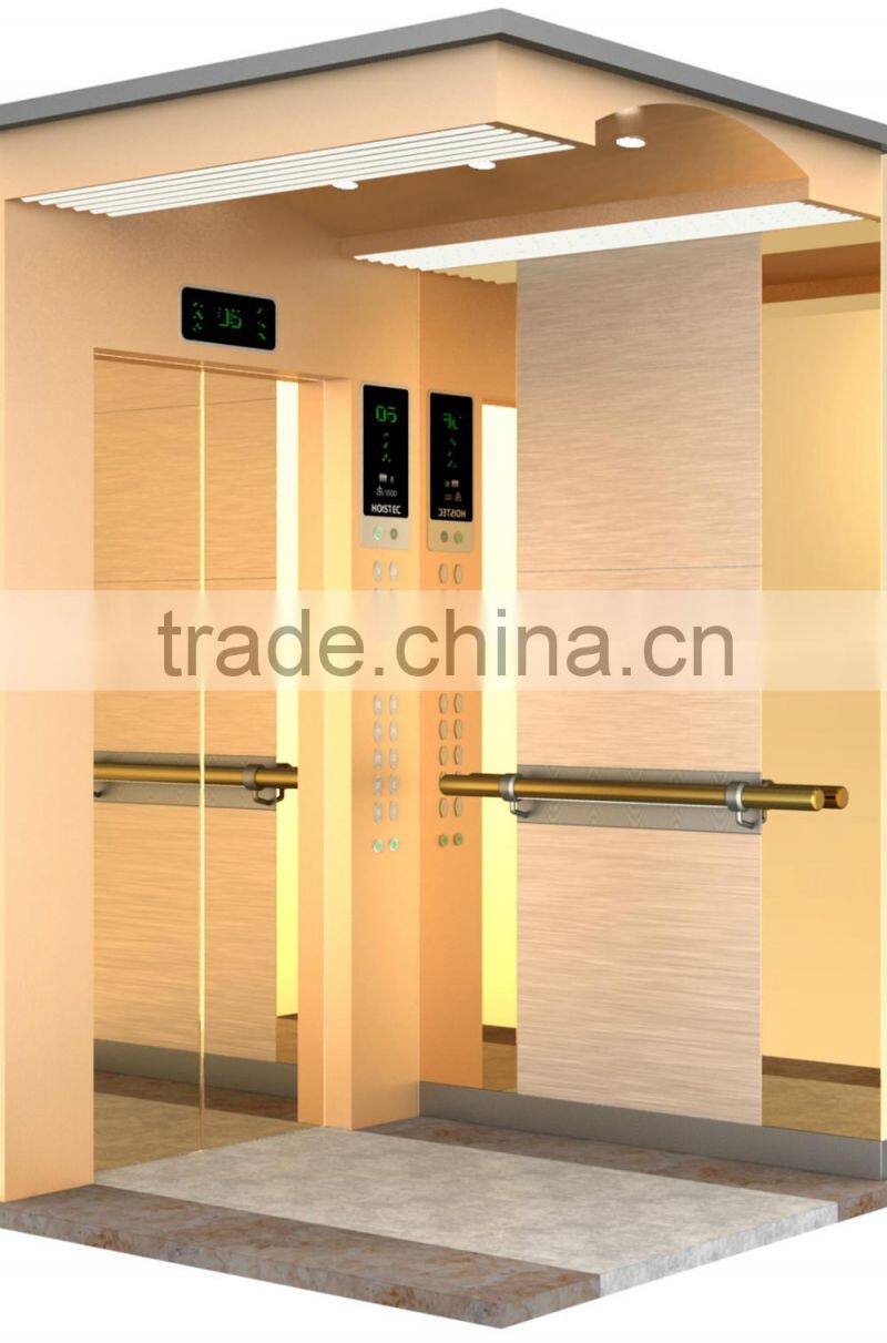Safe highly efficient and comfortable stainless steel passenger lift with low cost