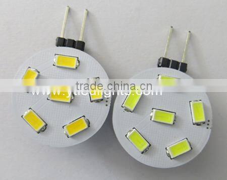 g4 led light bulb 12V g4 led bulb light 1.5W led lamp g4 6pcs 5730 leds light lamps g4 high quality 3 years warranty