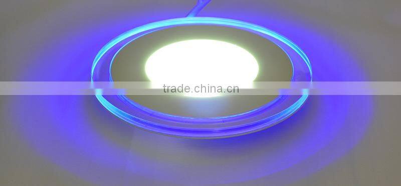 CNTEK LED downlight round slim double color pure white 6W C-tick, CE, RoHS, SAA