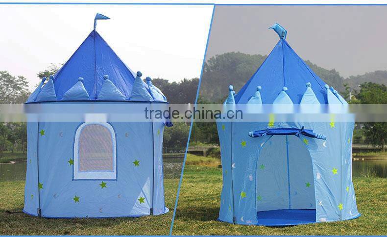 Folding castle children kids play tent