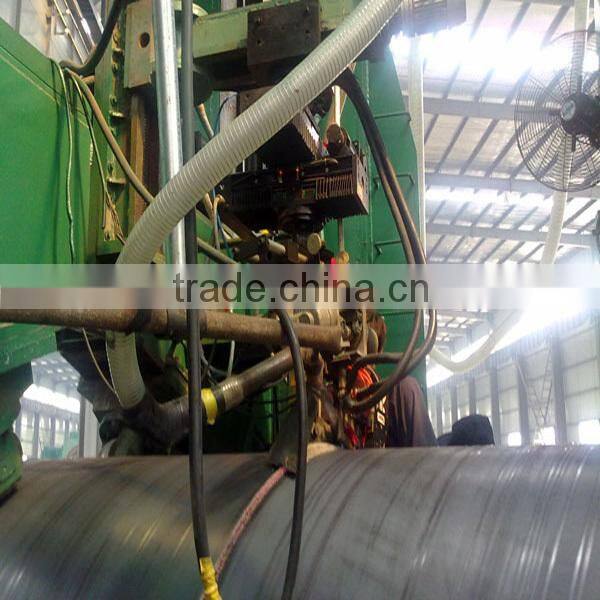 Big diameter spiral welded carbon steel pipe production line