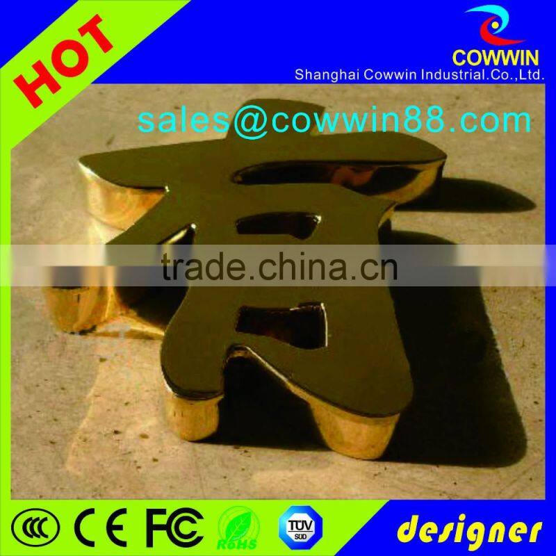 Lighted alphabet metal store front led sign letters