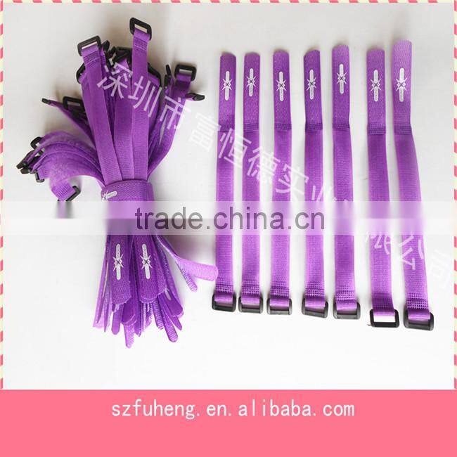 Reusable Hook Loop Cable Cord Ties Straps 10 inch x 1/2 inch
