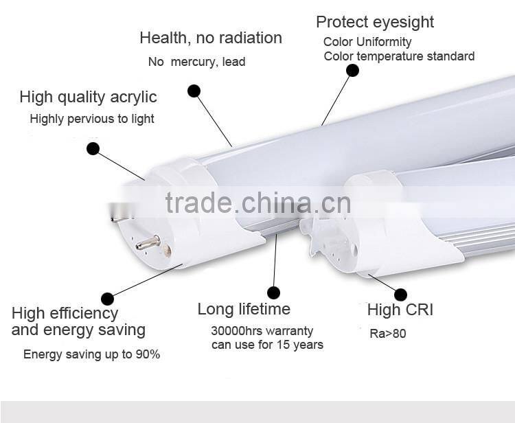 High Lumen High CRI T8 LED Tube 1200mm 18w