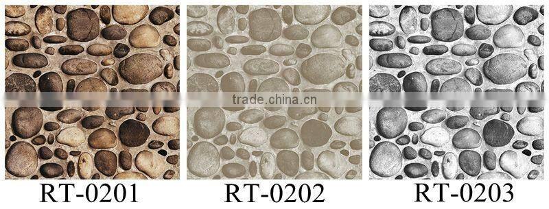 chinese classical interior wallpaper stereoscopic stone pattern wallpaper 3d vinyl wallpaper