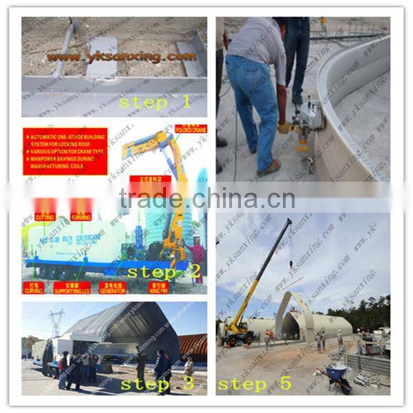 SX-600-305 SUBM ARCH SHEET ROOF FORMING MACHINE