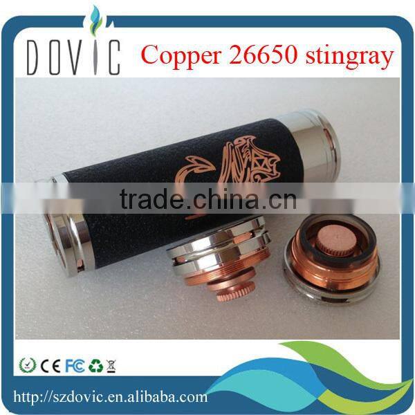 in stock,1:1 clone stingray x mod 26650 copper stingray mod