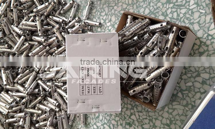 Stainless Steel AISI304/A2 316/A4 Tam Anchor,4Pcs Shield Anchor(STM) for Curtain Wall Fixings M6 M8 M10