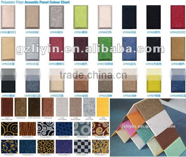 decorative polyester fiber heat resistant insulation board