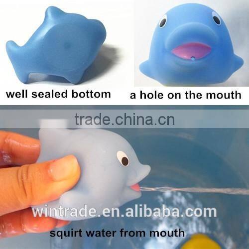 Squeeze sea animal manta ray squirter baby toy