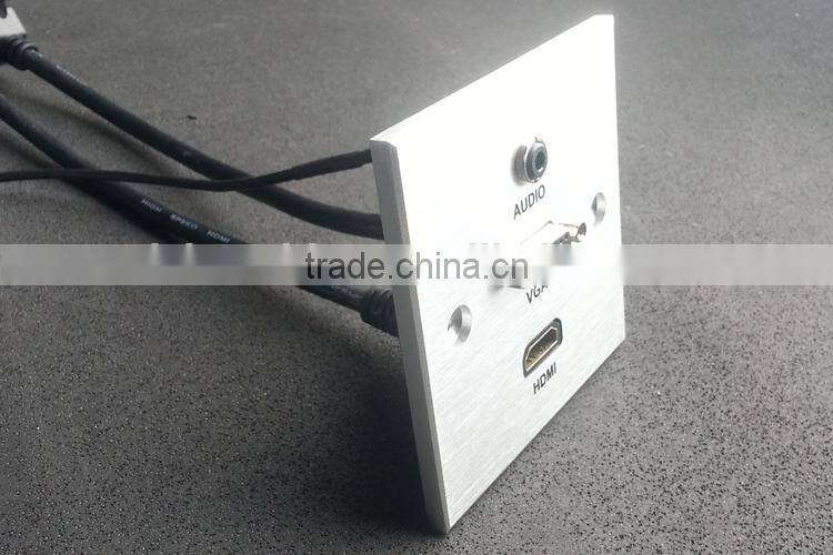 Metal material Faceplate86x86 wallplate audio video data