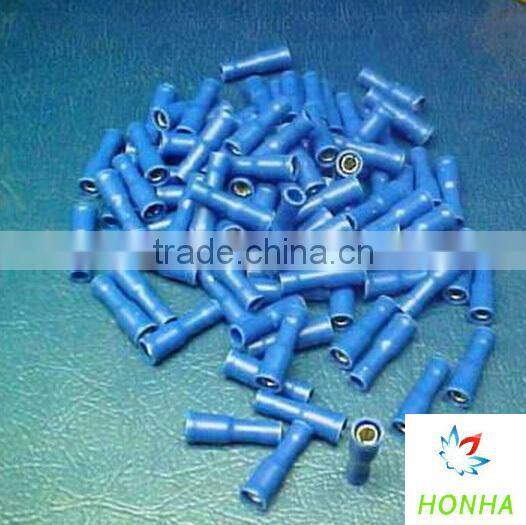 100PC. BLUE 50PC FEMALE & 50PC MALE SOLDERLESS 12 VOLT AUTO ELECTIAL TERMINAL